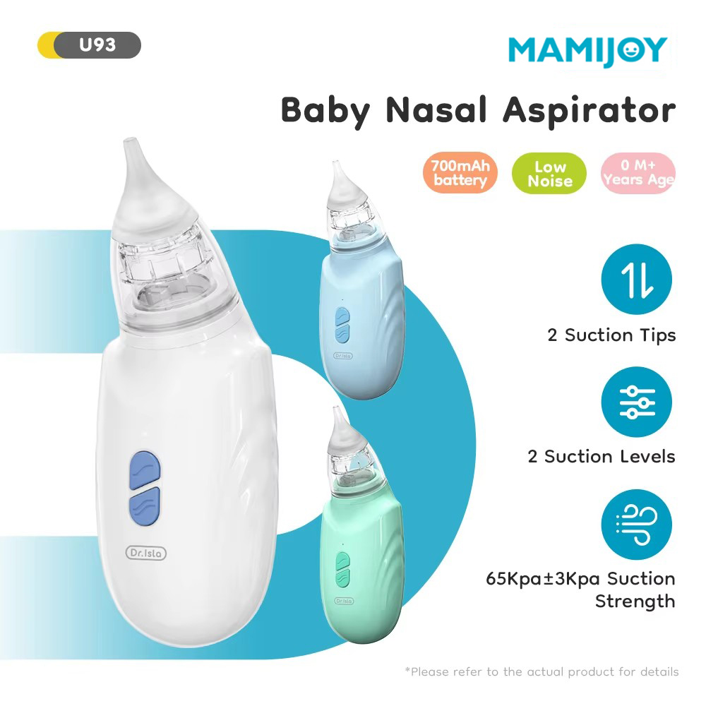 Home Security Measures - เครื่องดูดน้ำมูกไฟฟ้าสำหรับเด็ก MAMIJOY 2 ระดับแรงดูด 65Kpa ป้องกันการไหลย้อนกลับ