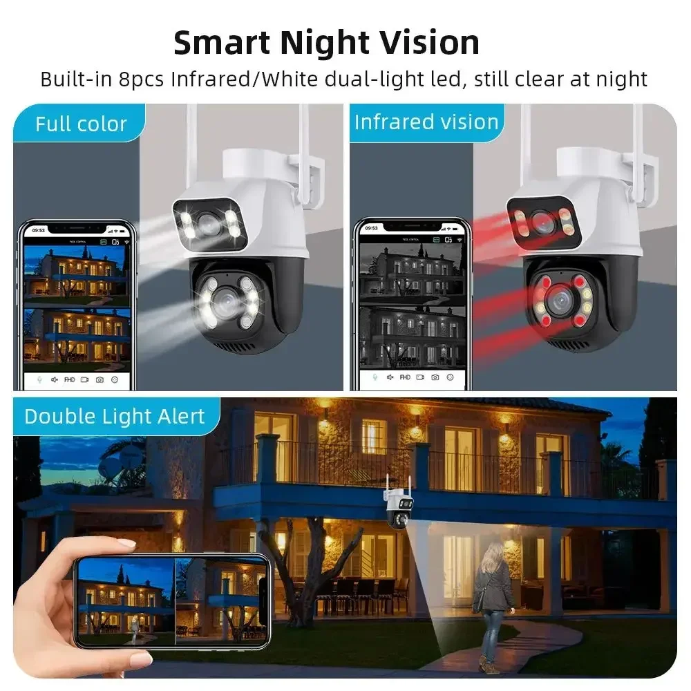 Home Security Wifi Camera - ระบบกล้องวงจรปิดไร้สาย Icsee Xmeye 6MP 8CH สำหรับบ้าน