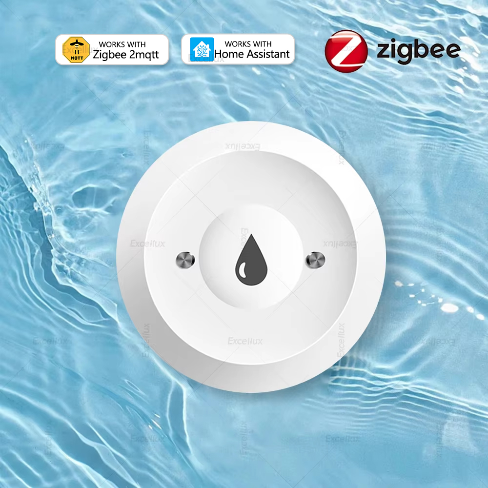 Home Security Alexa - Zigbee เครื่องตรวจจับน้ํารั่วเซนเซอร์เครื่องตรวจจับการรั่วไหล Smart Home Security การตรวจสอบเวลาจริงสนับสนุน