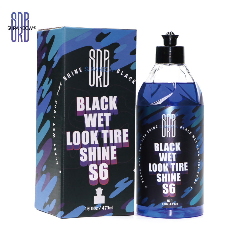 Home Security Measures - Black Wet Look Tyre Shine Dressing-