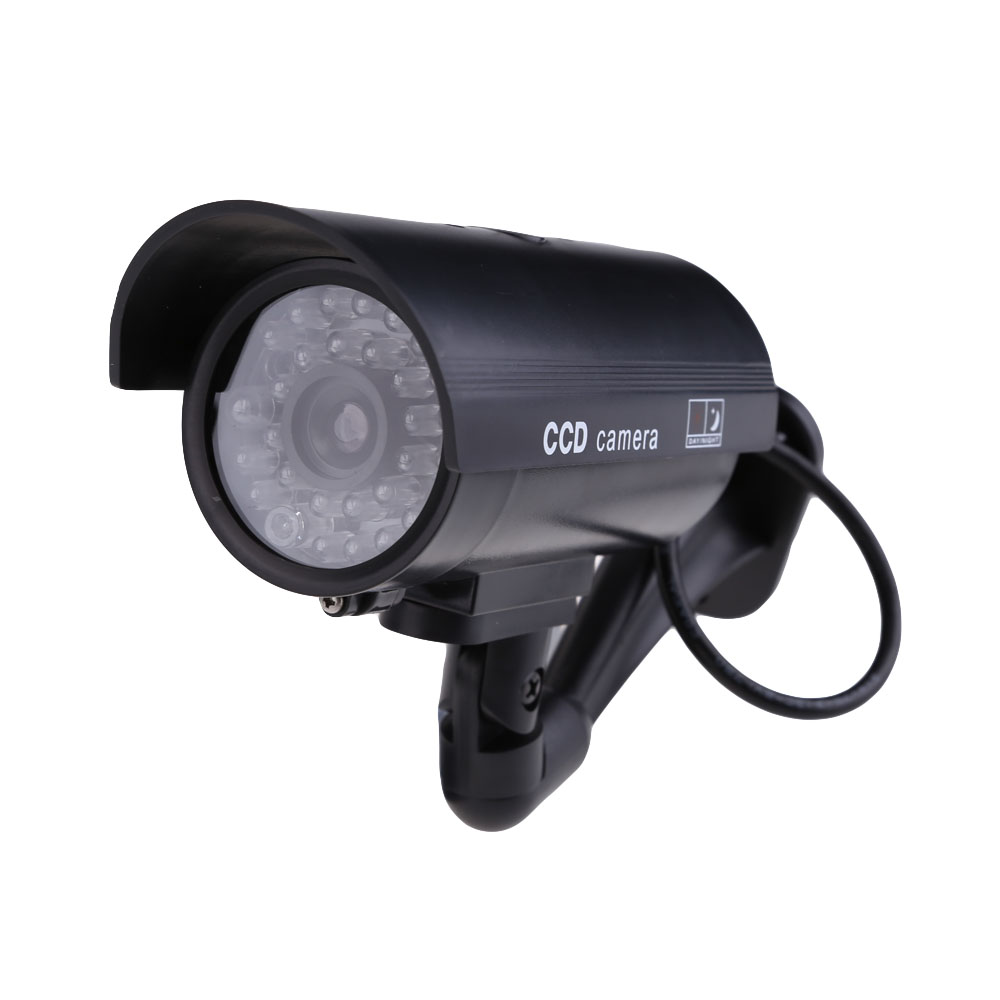 Fake Camera Dummy - กล้องวงจรปิดจำลองป้องกันการโจรกรรม พร้อมไฟ LED กระพริบ สำหรับใช้งานภายนอกและภายในอาคาร
