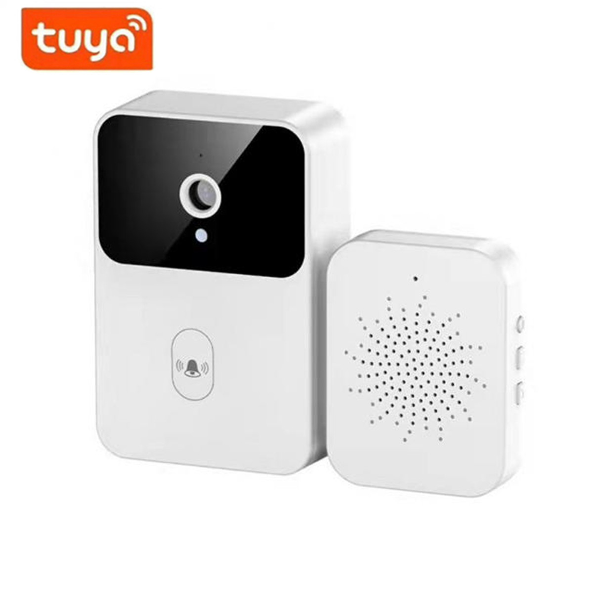 Home Security Wifi Camera - กริ่งประตูไร้สาย WiFi Tuya กล้อง HD ภายนอกอาคาร