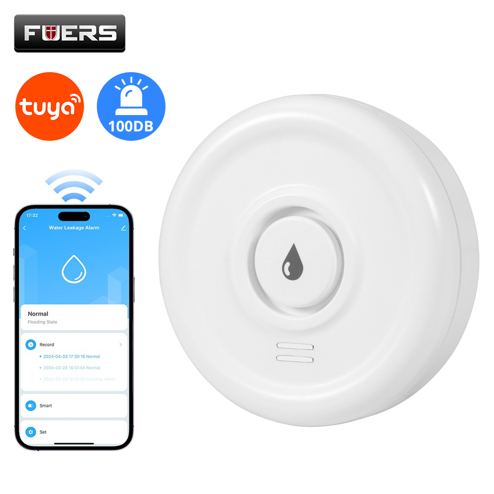 Home Security Alexa - Fuers เครื่องตรวจจับน้ํารั่ว Smart Home ALARM Tuya