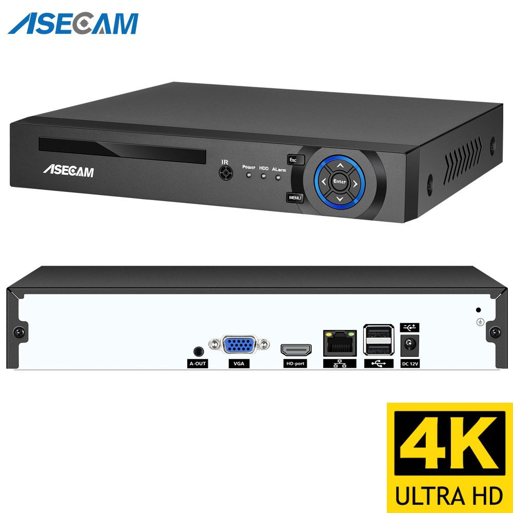 Home Security With Cameras - 32CH 16CH 4K NVR เครื่องบันทึกวีดีโอ Ai