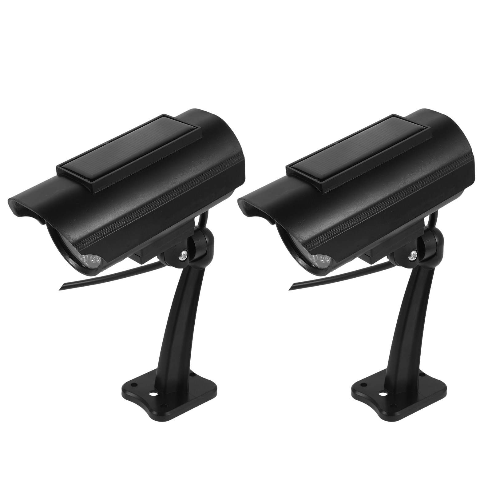 Fake Camera Dummy - 2 ชิ้น กล้องวงจรปิดจำลองเสมือนจริงสูง กล้องโดมปลอม CCTV สำหรับใช้ภายในและภายนอกอาคาร