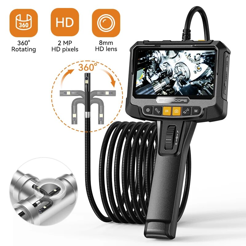Home Security With Cameras - 360 ° STEERING Industrial endoscope Camera