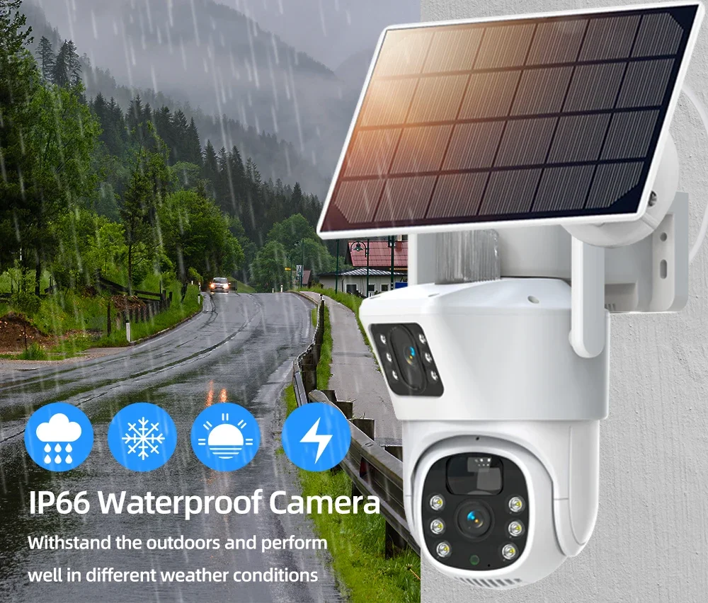 ระบบกล้องวงจรปิดพลังงานแสงอาทิ - Home Security Wifi Camera บทวิจารณ์และราคา
