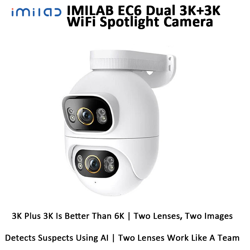 IMILAB EC6 Dual 3K + 3K WiFi H - Home Security Flood Lights บทวิจารณ์และราคา