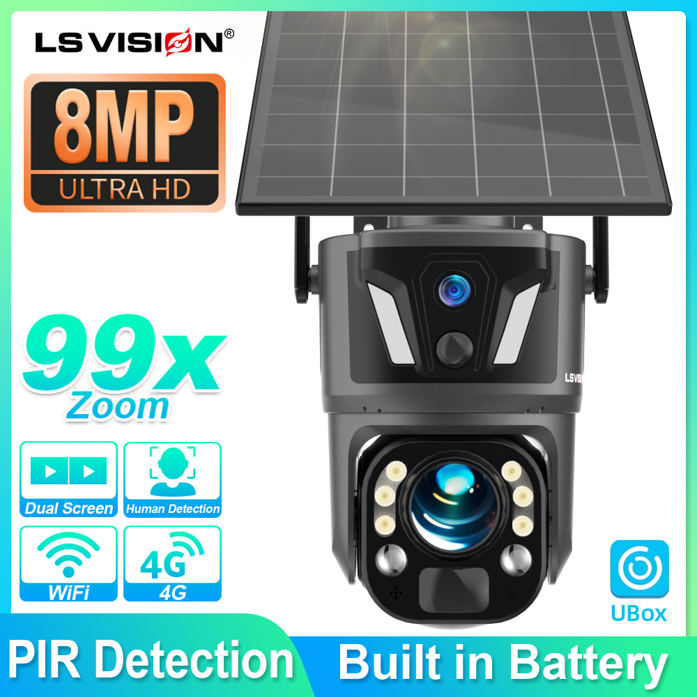กล้องวงจรปิด LS VISION 4K 8MP  - Home Security Wifi Camera บทวิจารณ์และราคา
