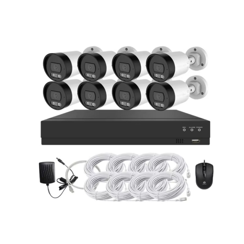 ชุดกล้องวงจรปิด 4ch 8ch ความคม - Home Security With Cameras บทวิจารณ์และราคา