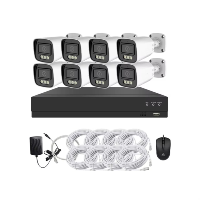 ชุดกล้องวงจรปิด 4ch 8ch ความคม - Home Security With Cameras บทวิจารณ์และราคา