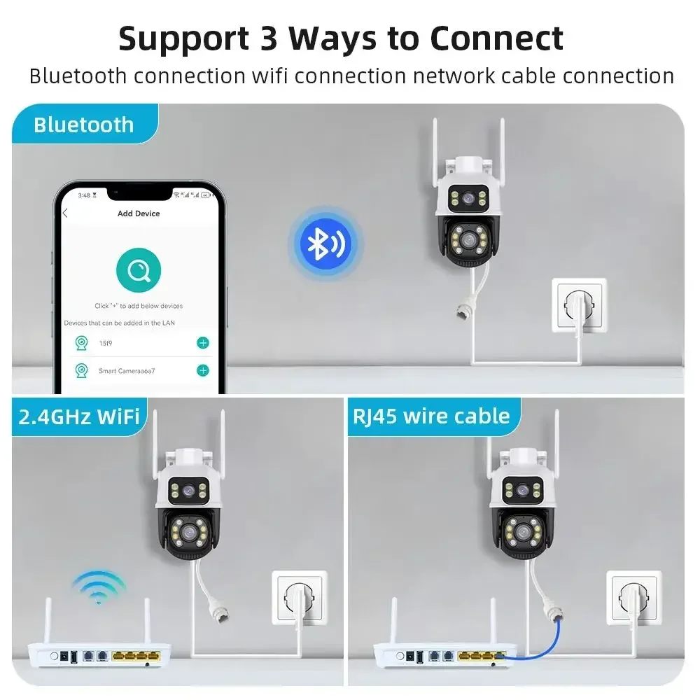 ระบบกล้องวงจรปิดไร้สาย Icsee X - Home Security Wifi Camera บทวิจารณ์และราคา