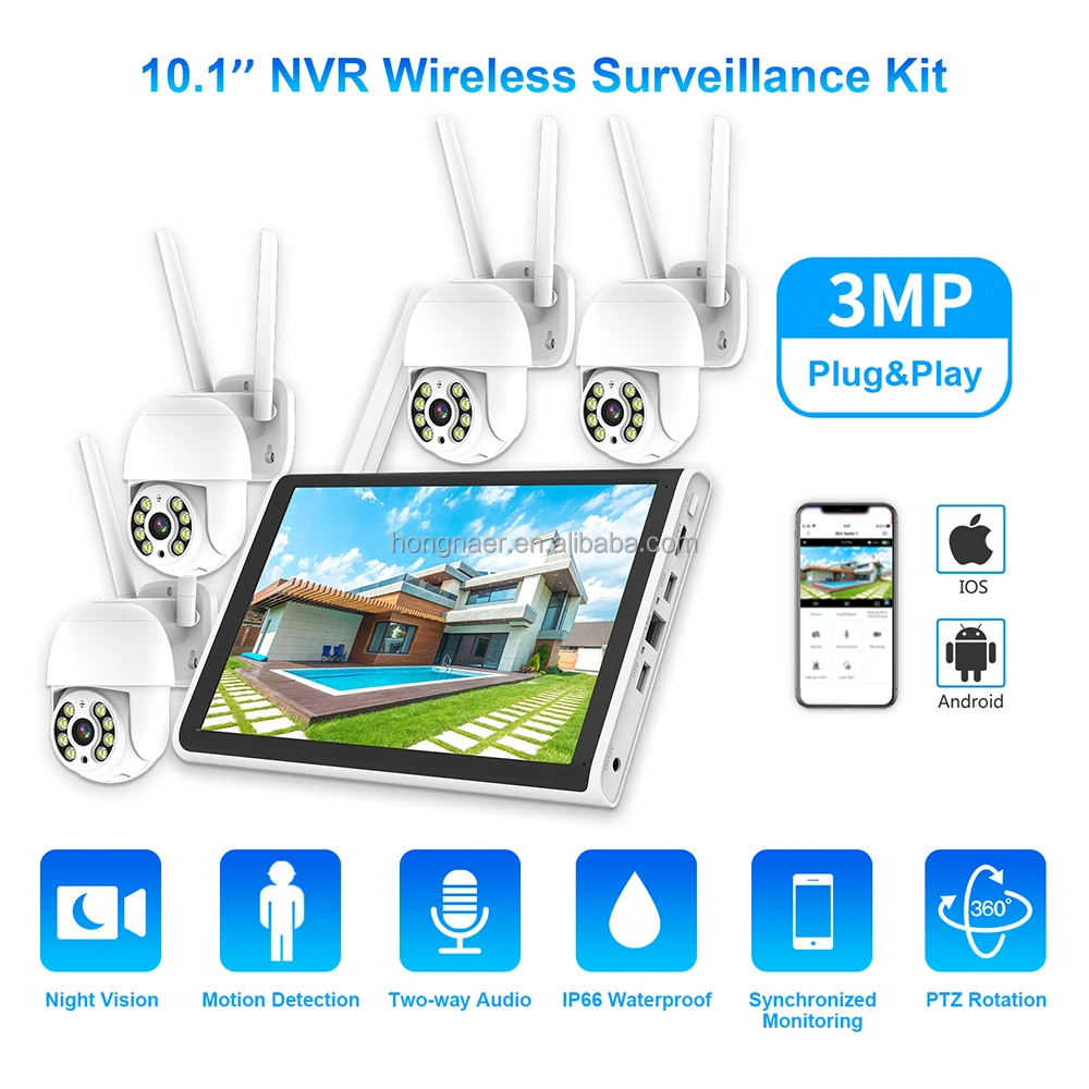 ชุดกล้องวงจรปิดไร้สาย 2026 Hon - Home Security Wifi Camera บทวิจารณ์และราคา