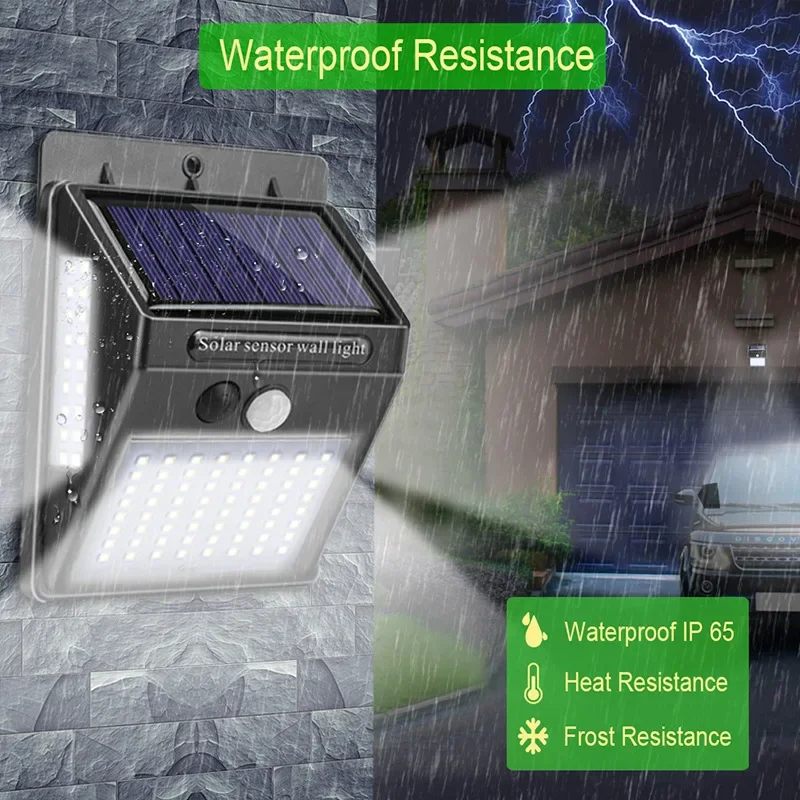 ไฟติดผนังโซลาร์เซลล์พร้อมเซ็นเ - Home Yard Security บทวิจารณ์และราคา