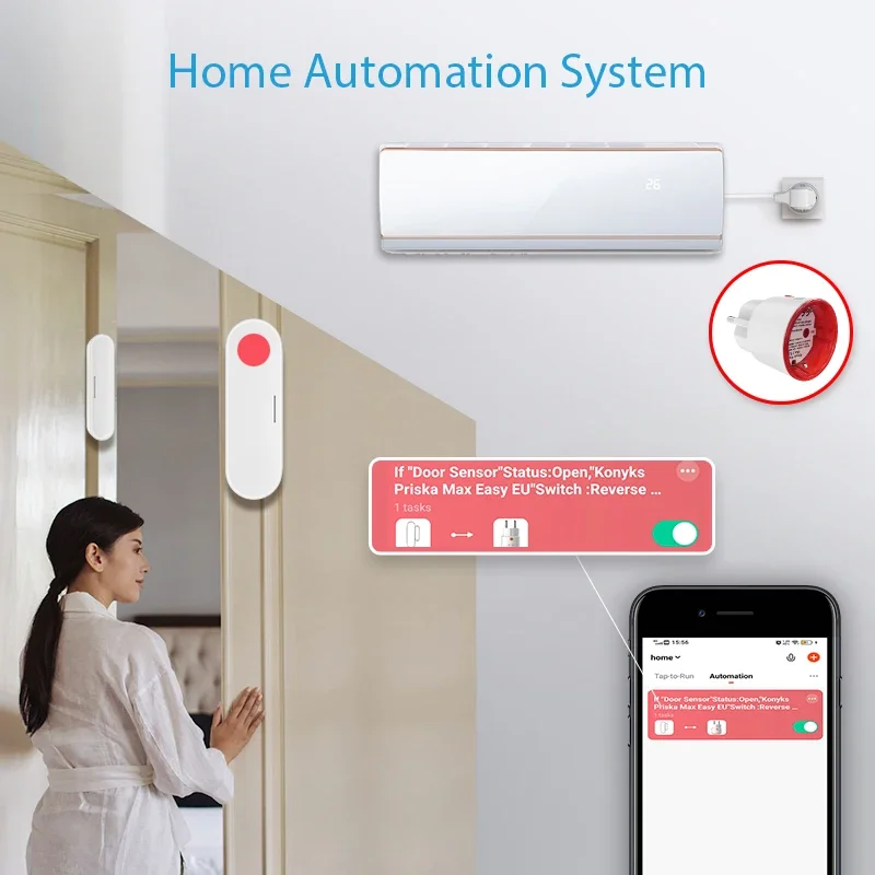 ปลั๊กไฟอัจฉริยะ Tuya WiFi แบบ  - Home Security Alexa บทวิจารณ์และราคา