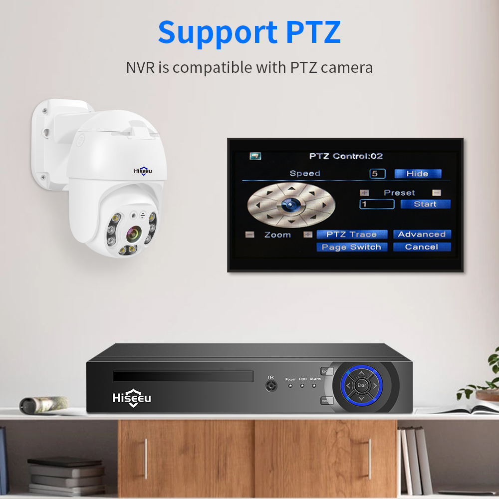 Hiseeu 4CH 10CH 16CH 4K 8MP 5M - Home Security With Cameras บทวิจารณ์และราคา