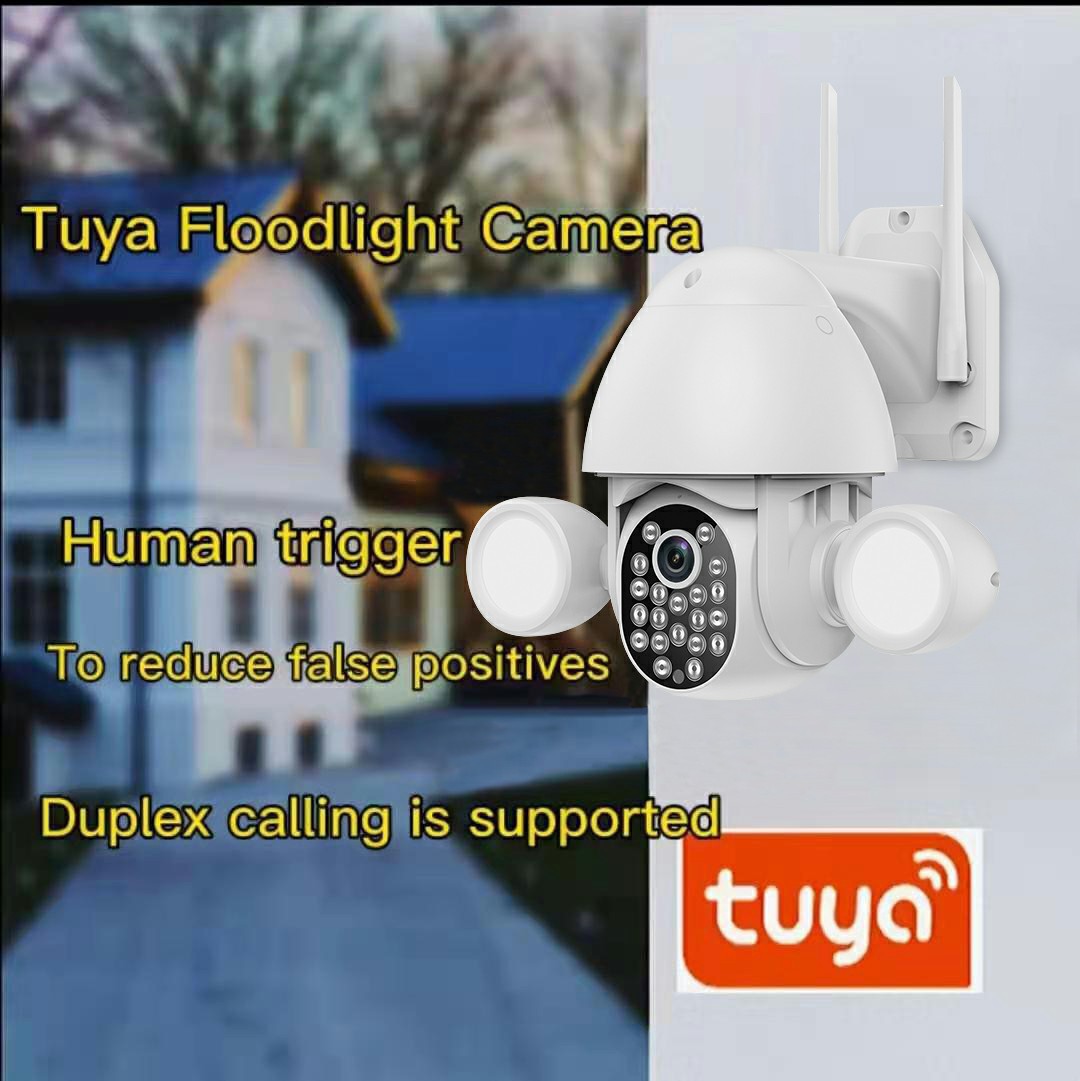 Tuya Smartlife APP สมาร์ท 3MP  - Home Security Flood Lights บทวิจารณ์และราคา