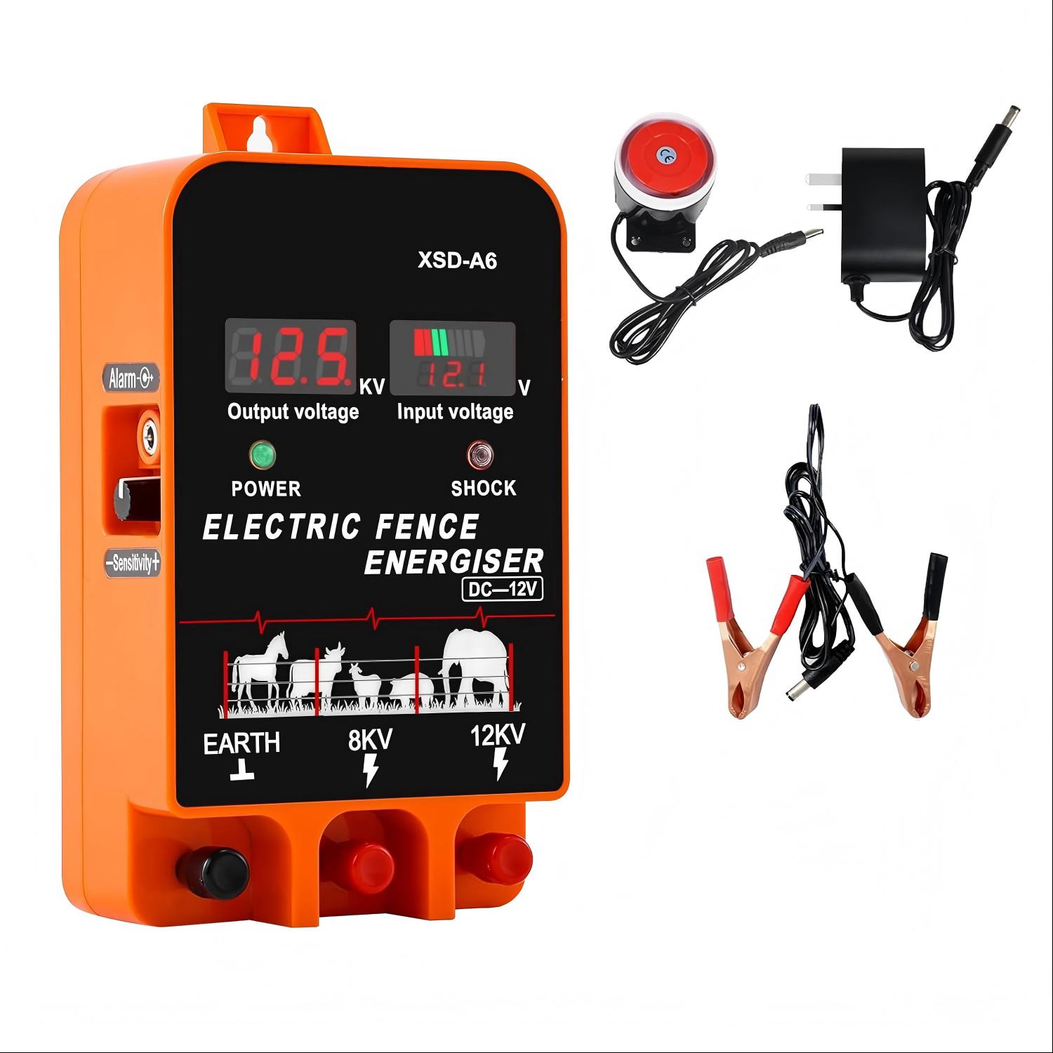 เครื่องควบคุมรั้วไฟฟ้า 20 กม.  - Home Security Electric Fence บทวิจารณ์และราคา