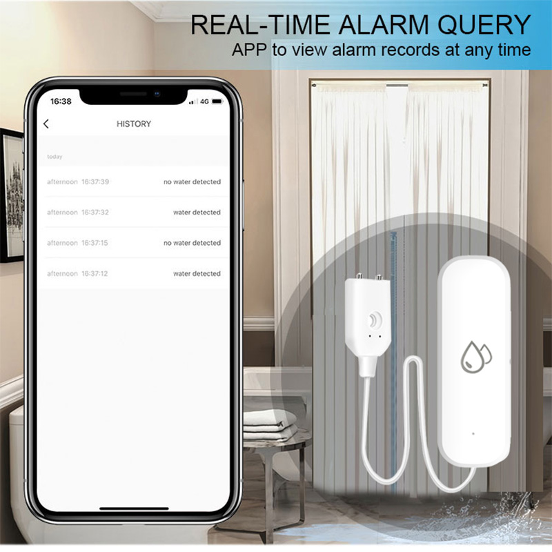เซ็นเซอร์ตรวจจับน้ำรั่ว Tuya W - Home Security Alexa บทวิจารณ์และราคา