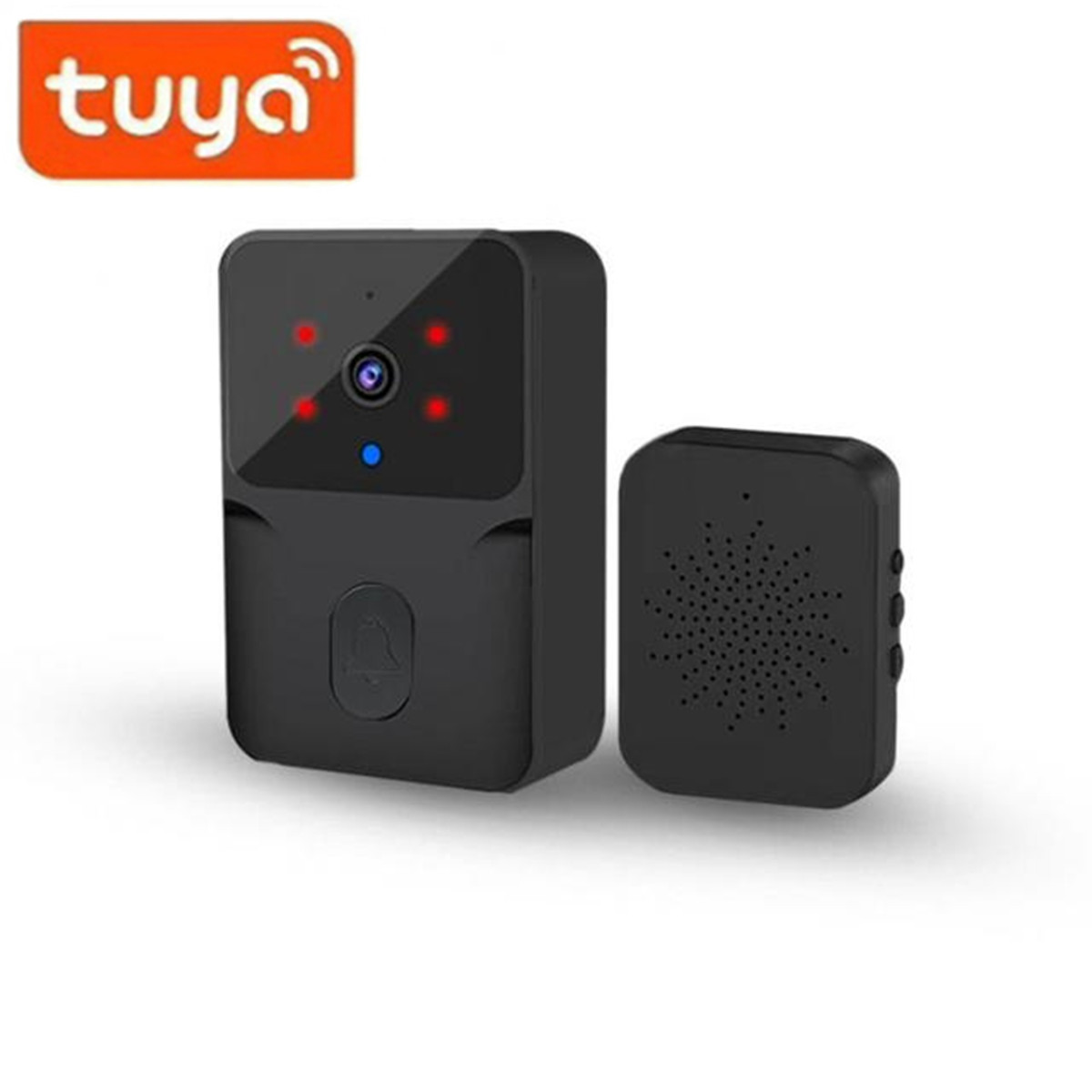 กริ่งประตูไร้สาย WiFi Tuya กล้ - Home Security Wifi Camera บทวิจารณ์และราคา