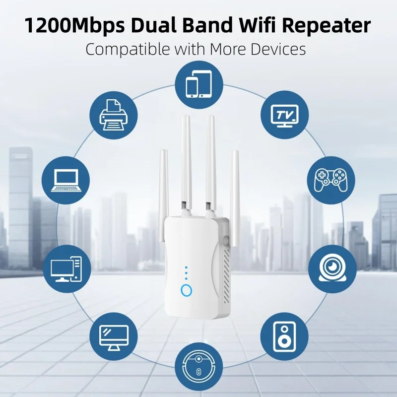 1200Mbps Dual Band WiFi Repeat - Home Security Bundle บทวิจารณ์และราคา