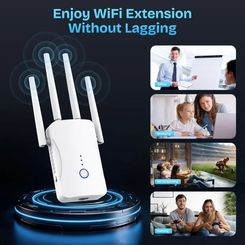 1200Mbps Dual Band WiFi Repeat - Home Security Bundle บทวิจารณ์และราคา