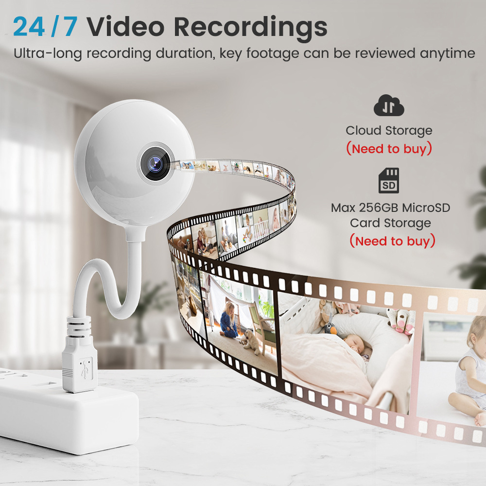 กล้อง IP แบบเสียบปลั๊ก USB WiF - Home Security Flood Lights บทวิจารณ์และราคา