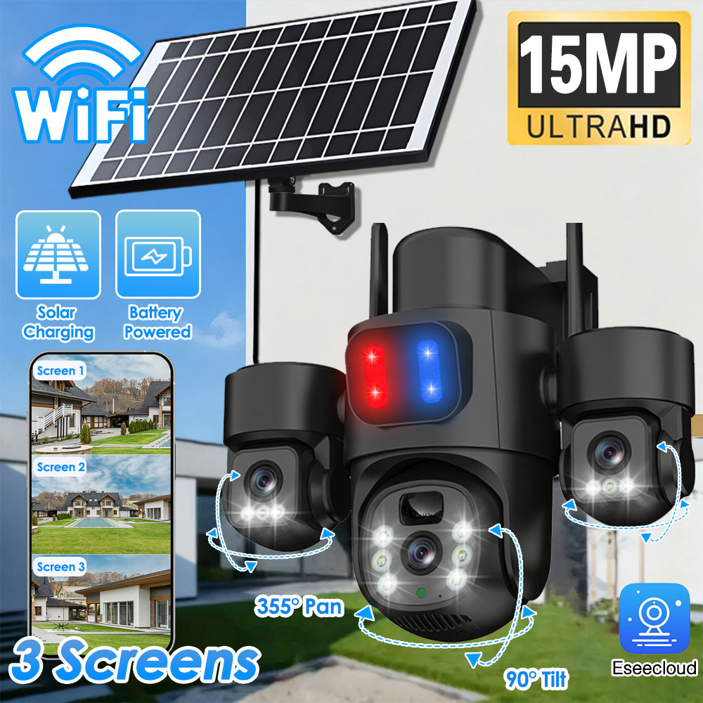 กล้องวงจรปิดพลังงานแสงอาทิตย์แ - Home Security Wifi Camera บทวิจารณ์และราคา