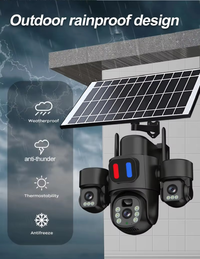 กล้องวงจรปิดพลังงานแสงอาทิตย์แ - Home Security Wifi Camera บทวิจารณ์และราคา