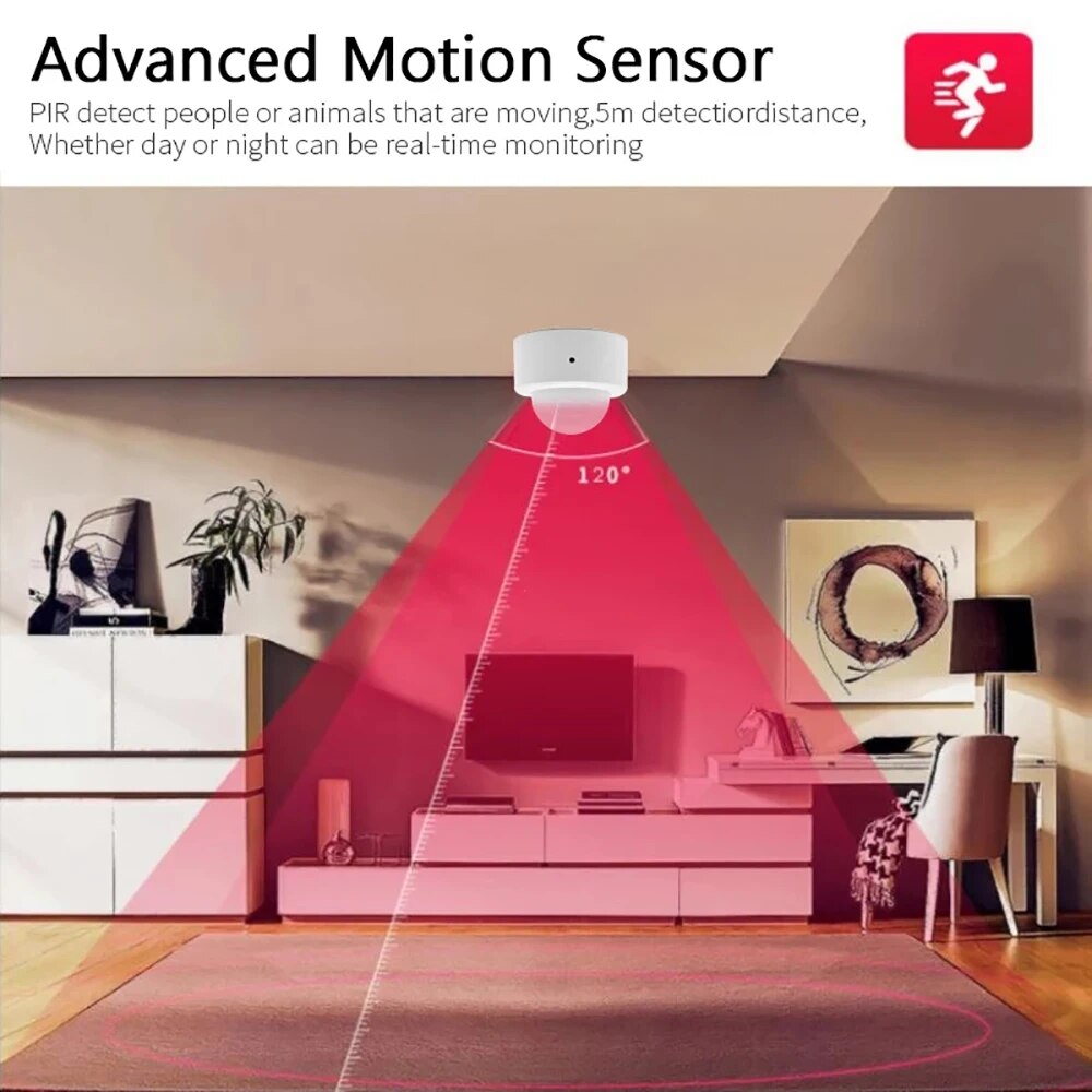 ZigBee MINI PIR เซ็นเซอร์ตรวจจ - Home Security Alexa บทวิจารณ์และราคา